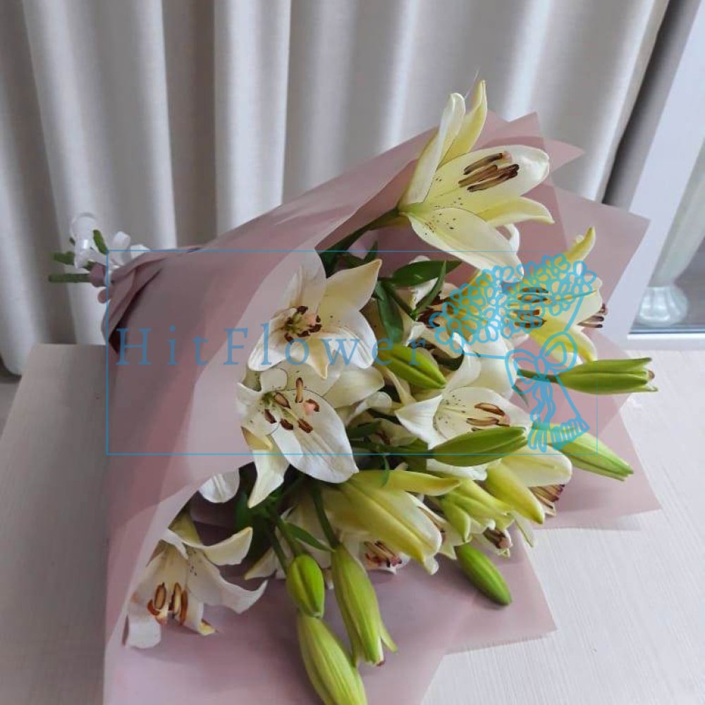 Букет цветов Лилии Букет цветов из: Лилии